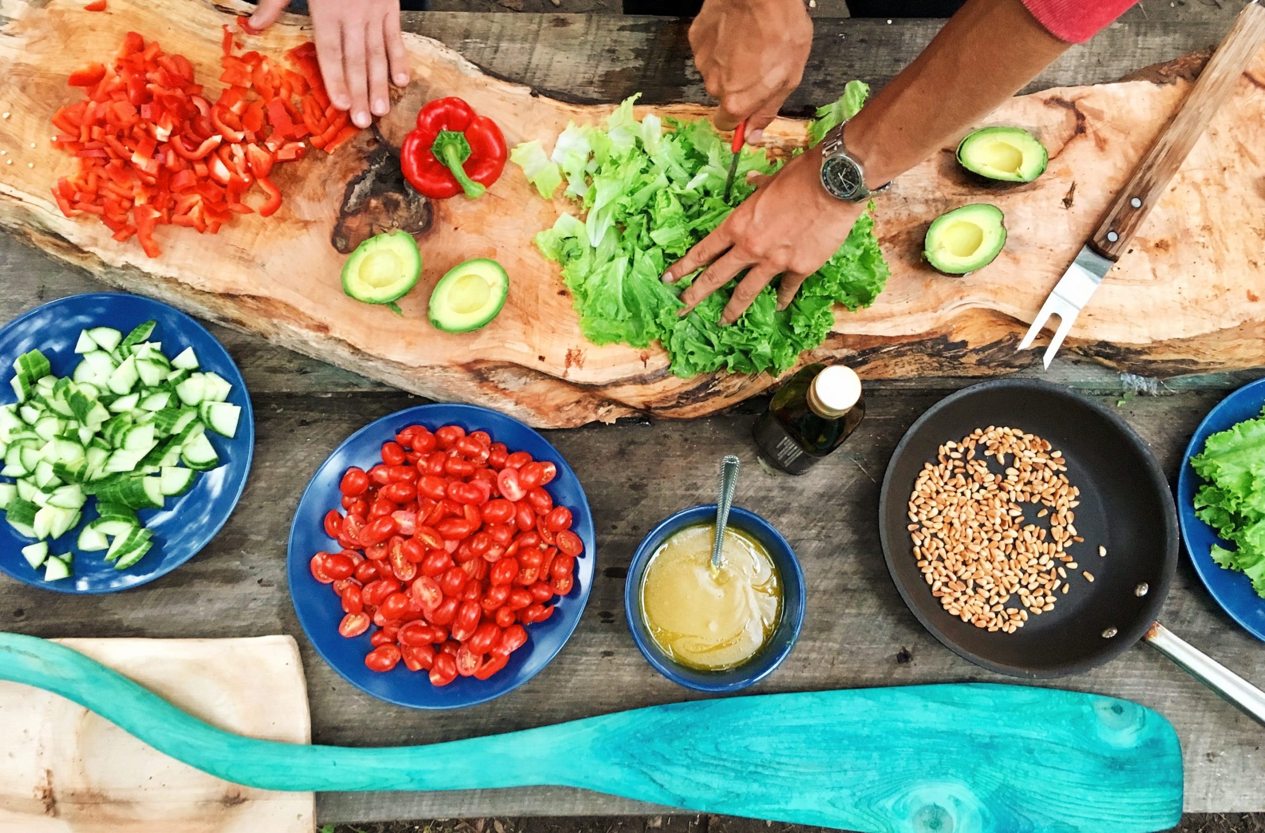 Preparing Salad Morbi vitae purus dictum, ultrices tellus in, gravida lectus.