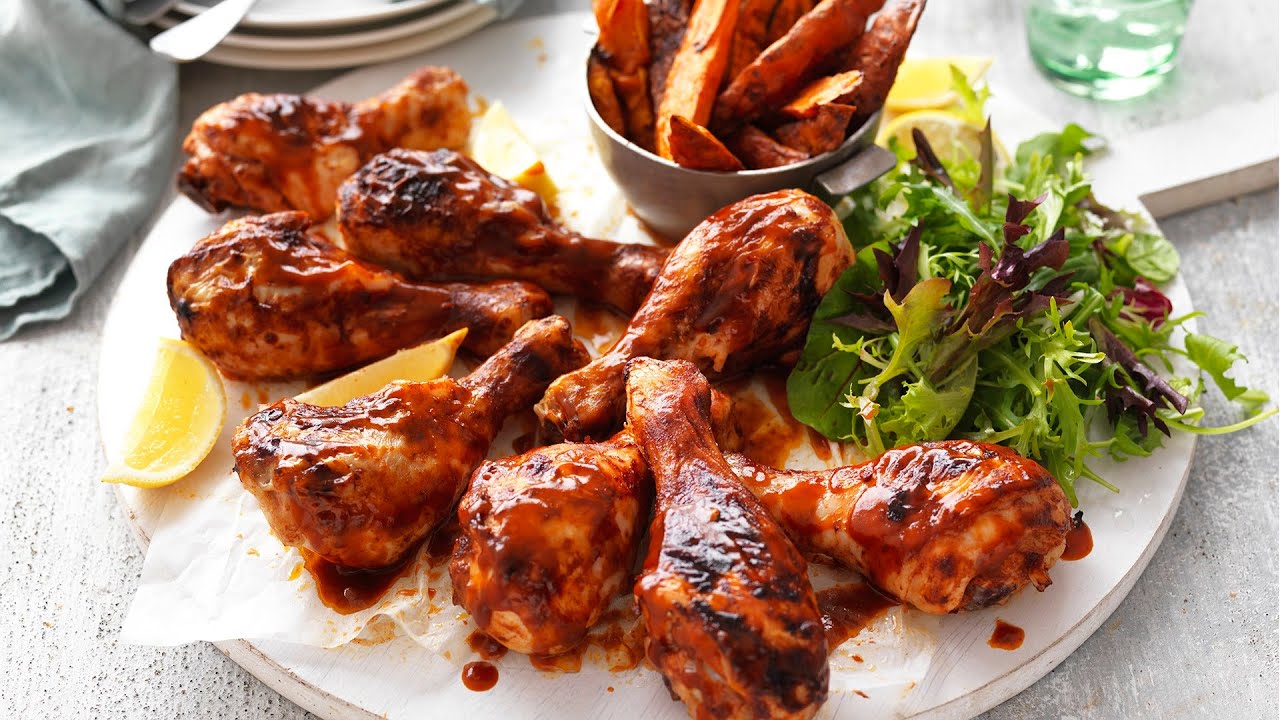potato wedges with grilled chiken