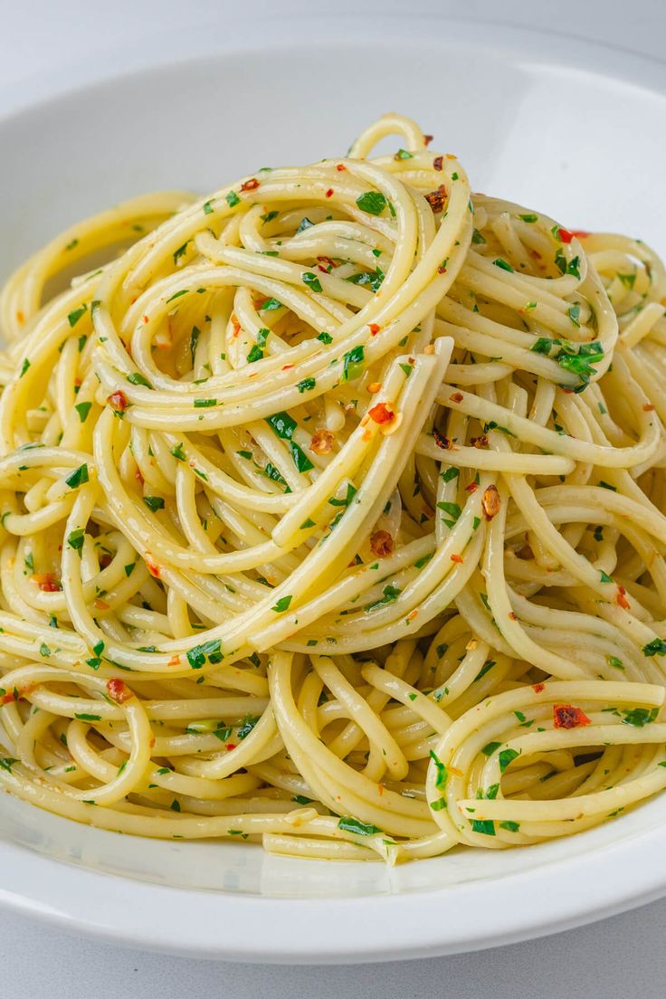 spagetti aleo olio